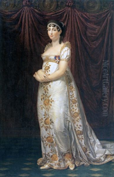 Portrait ofPrincess Augusta of Bavaria(1788-1851) Oil Painting by Andrea Appiani