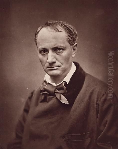 Baudelaire, Charles ( Oil Painting by Etienne Carajat