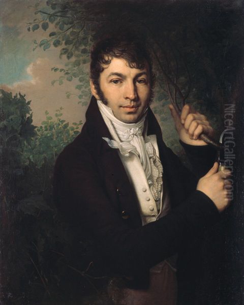 Portrait of Alexander Petrovich Dubovitsky Oil Painting by Vladimir Borovikovsky