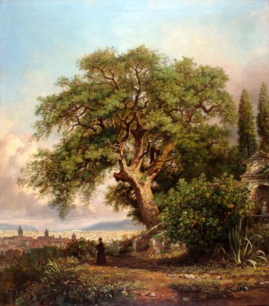 La quercia del Tasso Oil Painting by Arthur John Strutt