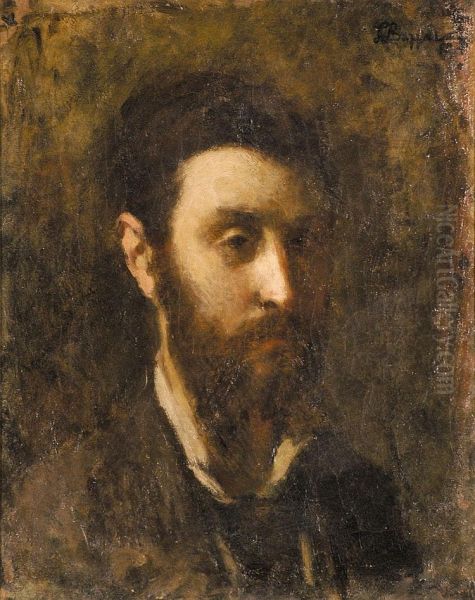 Self-portrait Oil Painting by Leonardo Bazzaro