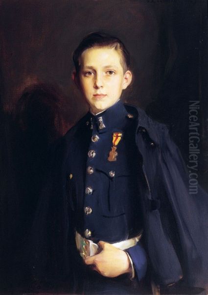 Retrato del infante don Juan de Borbon Oil Painting by Philip de Laszlo