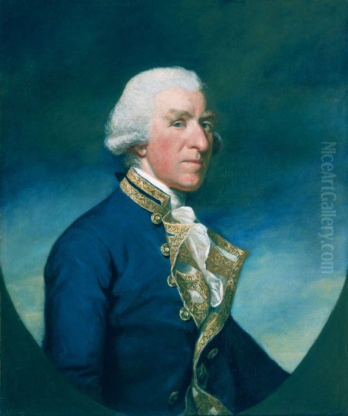 AdmiralSamuel Hood, 1st Viscount Hood(1724-1816) Oil Painting by James Northcote