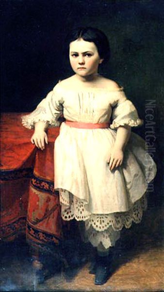 Portrait of the Daughter of Nikolai Petrovitsch Semjonov Oil Painting by Johann Koler