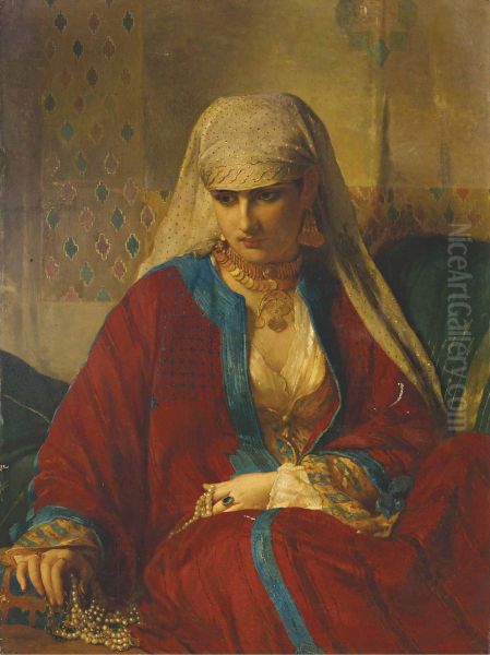 Souvenir of the Orient Oil Painting by Jean-Francois Portaels