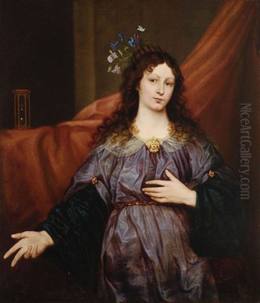 Allegoria Della Bellezza Oil Painting by Giovanni Bernardo Carbone