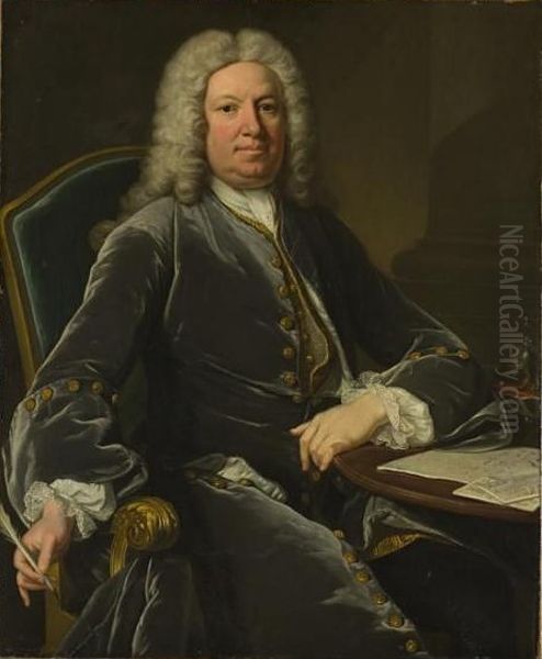 Portrait ofHorace Walpole(1676-1745) Oil Painting by Jean-Baptiste van Loo