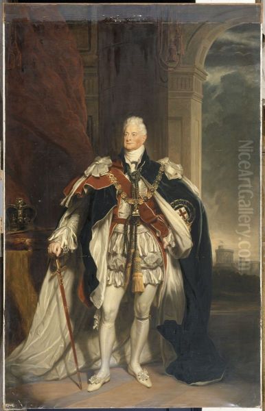 William IV, King of England (1765-1837) Oil Painting by George Peter Alexander Healy