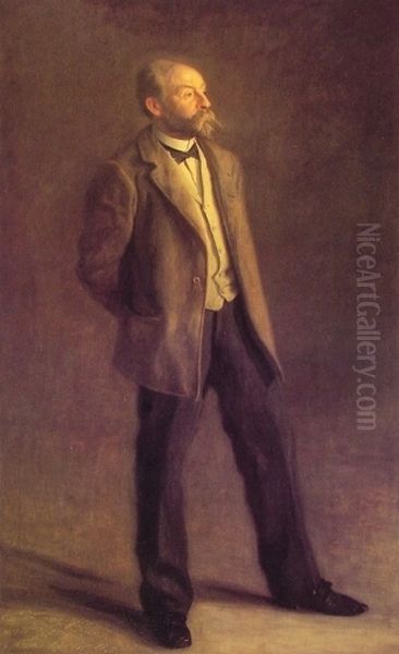 Portrait of John McLure Hamilton (1853- 1936) Oil Painting by Thomas Eakins