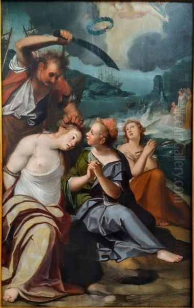 The Martyrdom of Saint Ursula Oil Painting by Baltasar de Echave