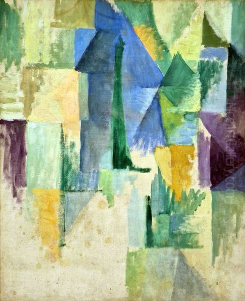 window Oil Painting by Robert Delaunay