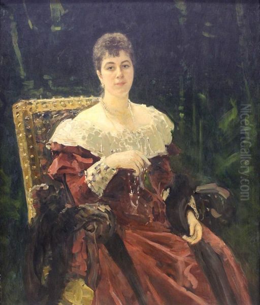 Maria tenisheva Oil Painting by Ilya Repin