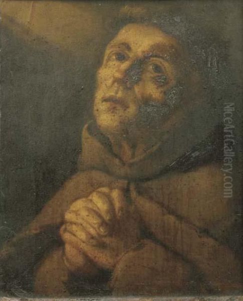 Santo Francescano Oil Painting by Lorenzo Cardi