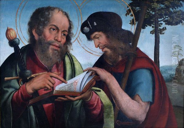 Saint Paul and Saint James Oil Painting by Grao Vasco