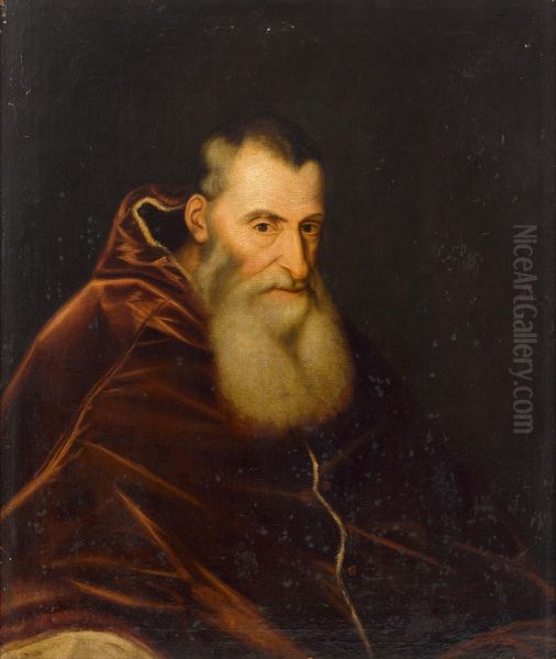 Portrait of Pope Paul III Oil Painting by Titian