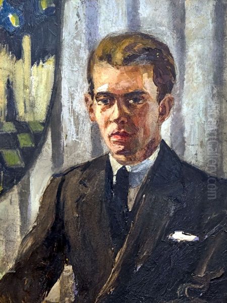 Portrait of Georges Gaudion Oil Painting by Luce Boyals