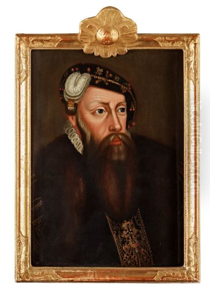 Gustav I of Sweden(1496-1560) Oil Painting by Ulrika Pasch