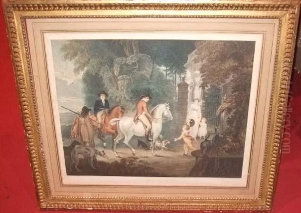 The Return From Coursing Oil Painting by Antoine, Anthony Cardon