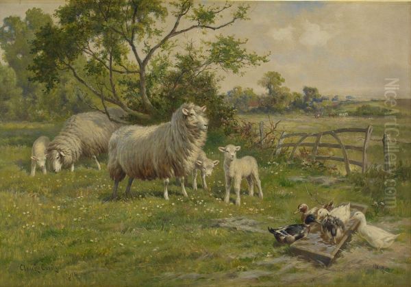 Spring Oil Painting by Claude Cardon