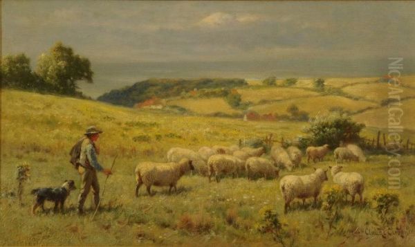 Changing Pastures Oil Painting by Claude Cardon