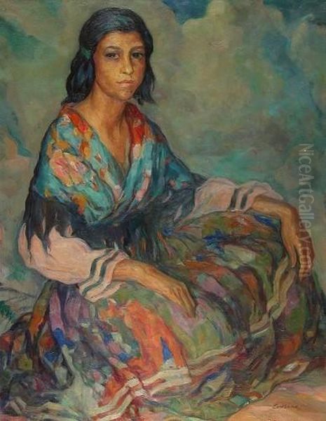 Gitana Oil Painting by Joan Cardona