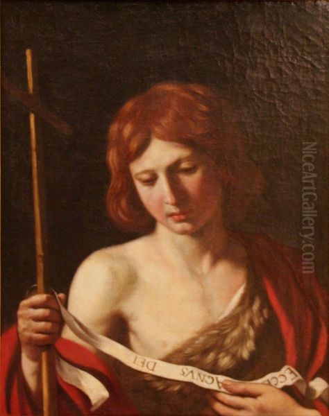 St John the Baptist Oil Painting by Guercino