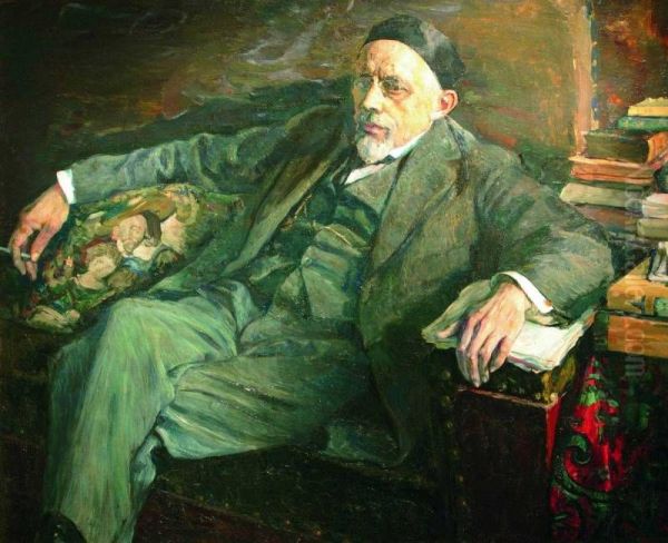 A.N. Severtsov Oil Painting by Mikhail Nesterov