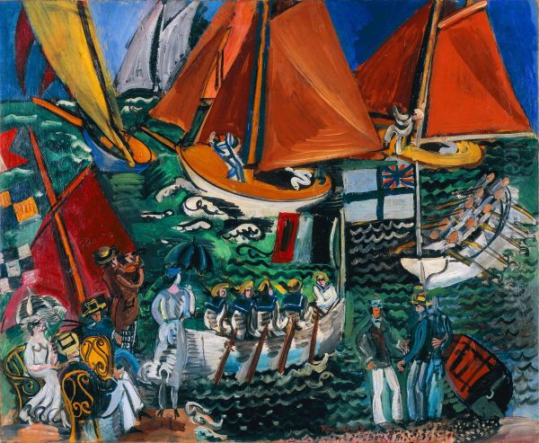 The Regatta Oil Painting by Raoul Dufy