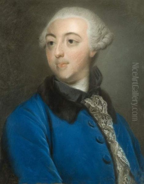 Ksiaze Adam Kazimierz Czartoryski Oil Painting by Louis-Francois Marteau