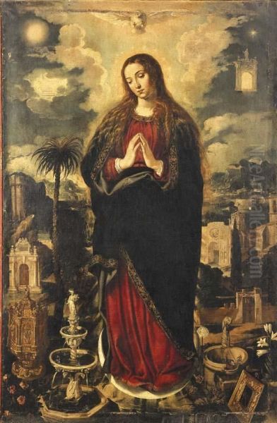 The Immaculate Conception Oil Painting by Vicencio Carducho