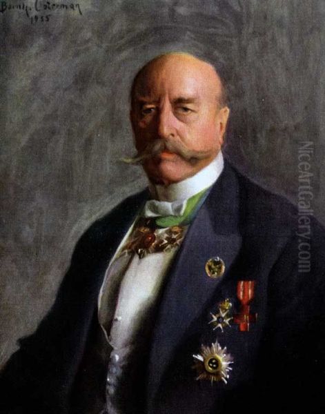 Adolf Bratt (1849-1934) Oil Painting by Bernhard Osterman