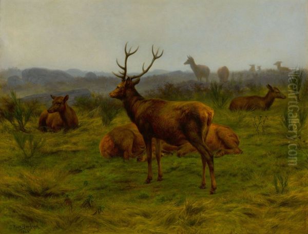 Le monarque de la meute Oil Painting by Rosa Bonheur