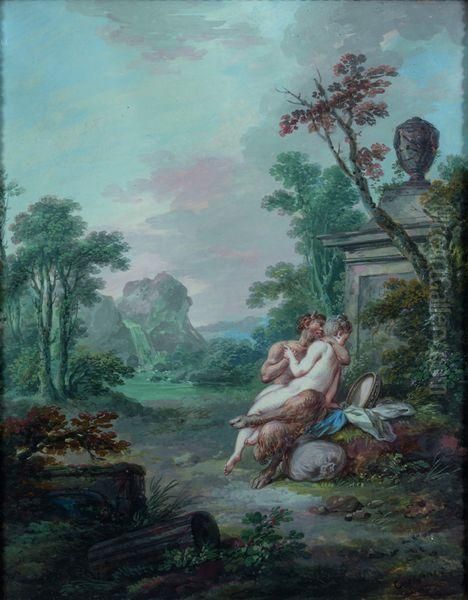 Bacchanale Oil Painting by Jacques Philippe Caresme