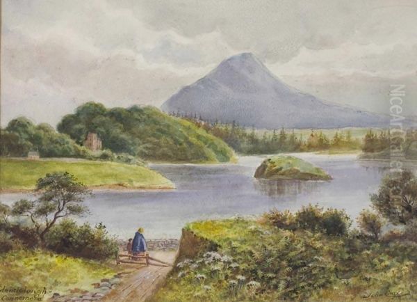 Glendalough Oil Painting by John Carey