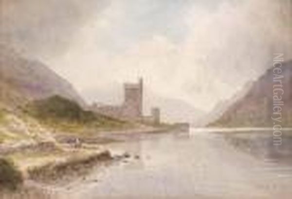 Glenveagh 
 Donegal Oil Painting by Joseph Carey Carey