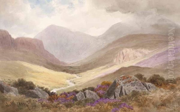 Slieve Donard Oil Painting by Joseph Carey Carey