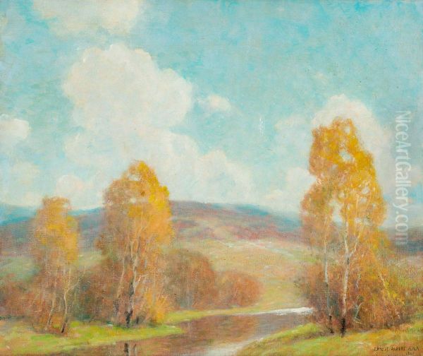 October Clouds Oil Painting by Ernest Albert