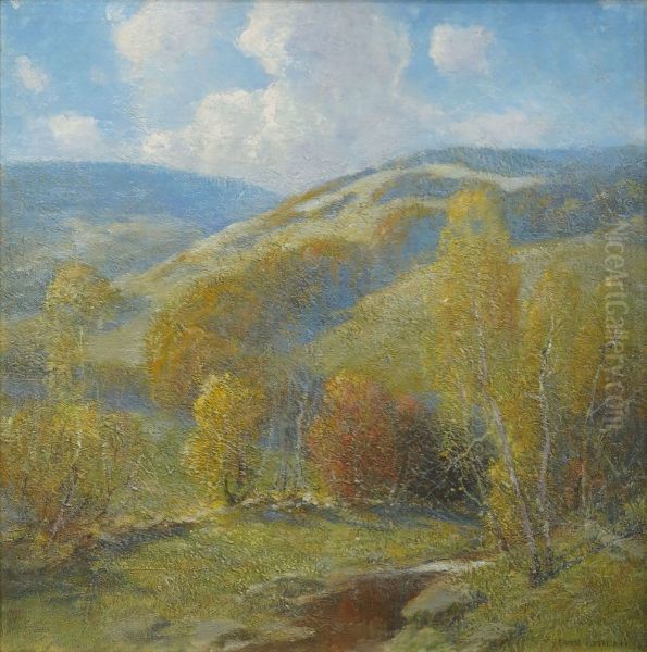 Autumn Oil Painting by Ernest Albert