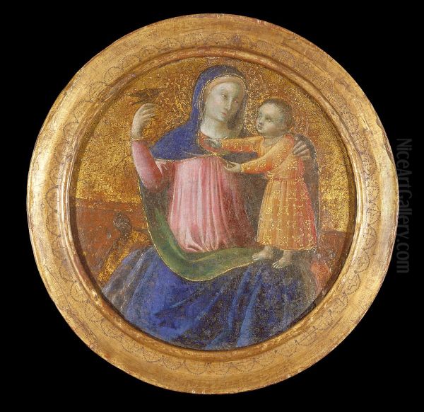 Madonna mit Kind Oil Painting by Fra Angelico