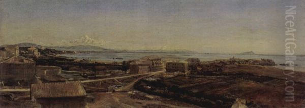 Torre del Greco near Pompeii and Naples Oil Painting by Alexander Ivanov