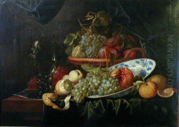 Fruit banquet Oil Painting by Alexander Coosemans