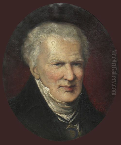 Alexander von Humboldt Oil Painting by Emma Gaggiotti Richards