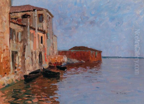 Chioggia Oil Painting by Alfred Zoff