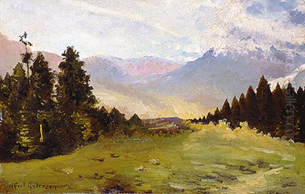 Paisagem Oil Painting by Alfredo Andersen