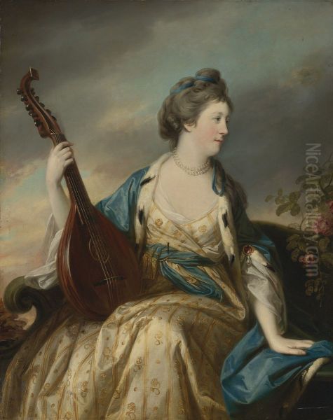 Alice, Countess of Shipbrook Oil Painting by Francis Cotes