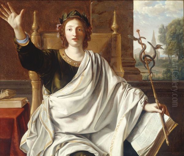 Allegory of Rhetoric Oil Painting by Laurent De La Hyre