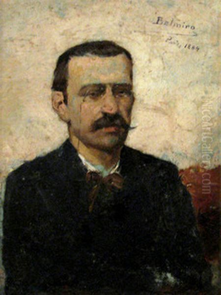 Retrato Oil Painting by Belmiro de Almeida