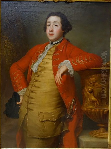 Furst Leopold III. Friedrich Franz von Anhalt-Dessau (1740-1817) Oil Painting by Anton von Maron