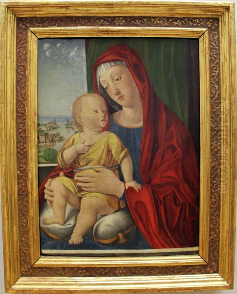 madonna col bambino Oil Painting by Alvise Vivarini