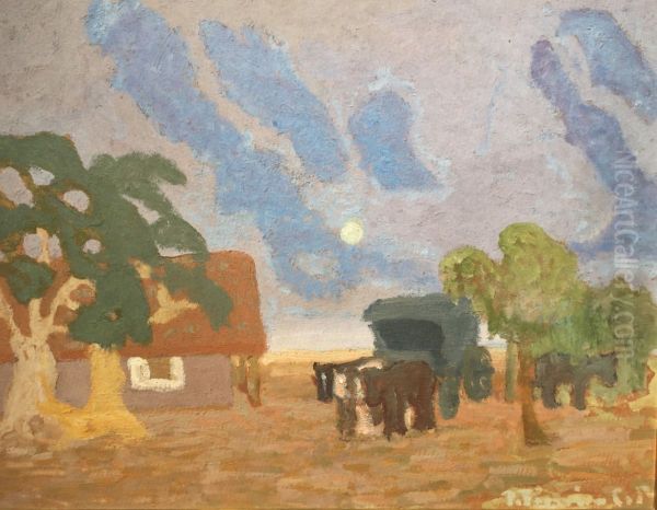 Sopanda Oil Painting by Pedro Figari